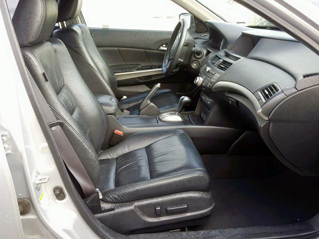 1HGCP36838A047988 - 2008 HONDA ACCORD EXL SILVER photo 5