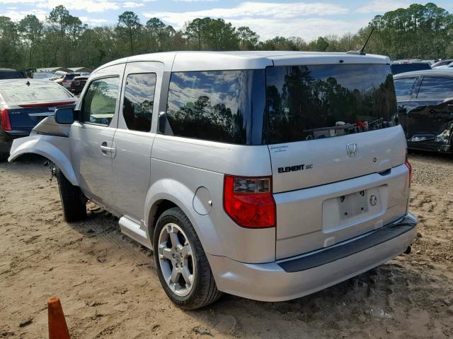 5J6YH189X7L010476 - 2007 HONDA ELEMENT SC SILVER photo 3