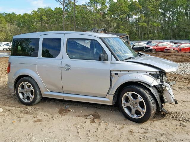 5J6YH189X7L010476 - 2007 HONDA ELEMENT SC SILVER photo 9