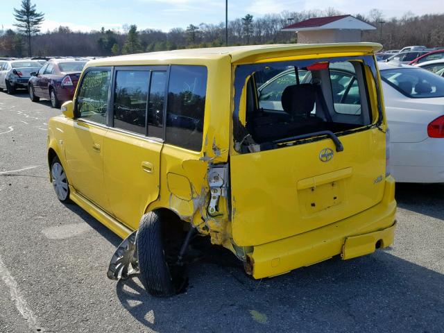 JTLKT324454014960 - 2005 TOYOTA SCION XB 黄色 照片 3