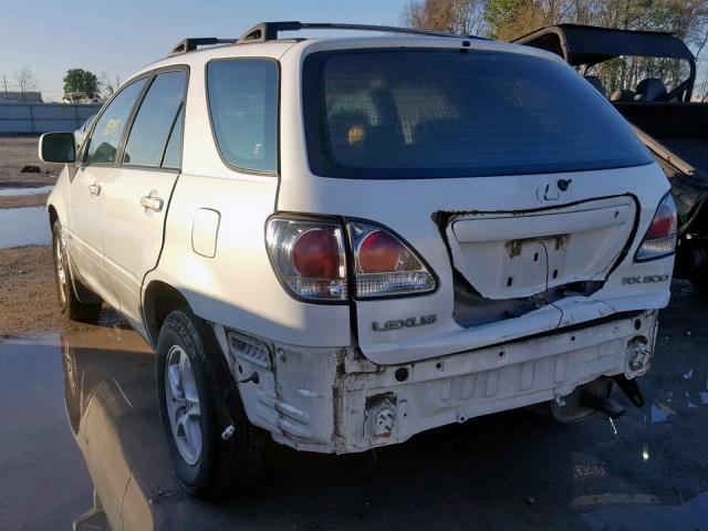 JTJGF10U810090891 - 2001 LEXUS RX 300 WHITE photo 3