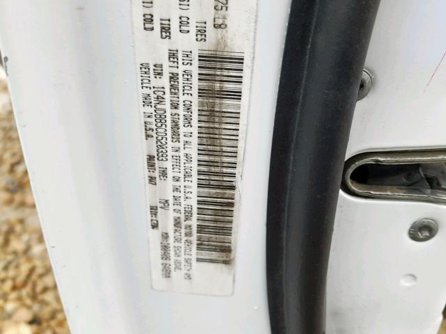 1C4NJDBB5CD520393 - 2012 JEEP COMPASS SP თეთრი ფოტო 10