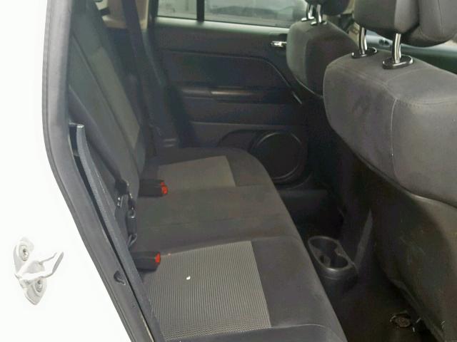 1C4NJDBB5CD520393 - 2012 JEEP COMPASS SP თეთრი ფოტო 6