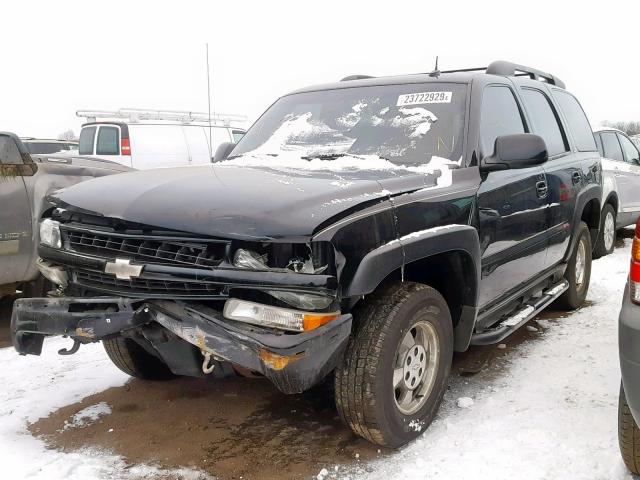 1GNEK13Z23R169864 - 2003 CHEVROLET TAHOE K150 BLACK photo 2