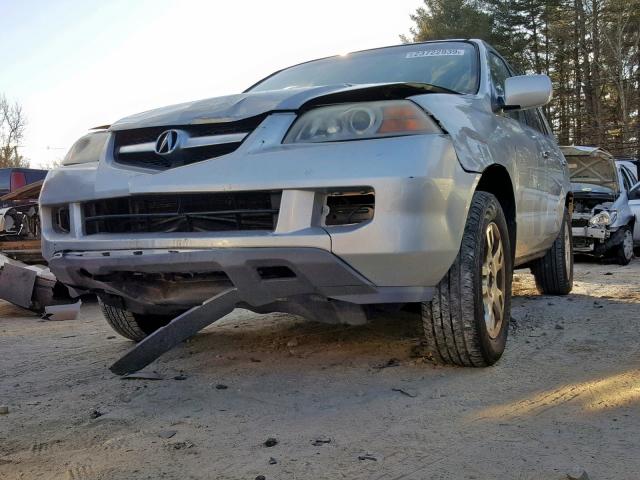 2HNYD18984H517266 - 2004 ACURA MDX TOURIN SILVER photo 2