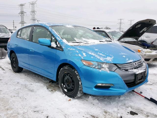 JHMZE2H33BS005668 - 2011 HONDA INSIGHT BLUE photo 1