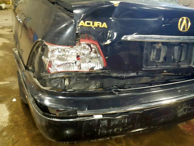 JH4KA96572C002874 - 2002 ACURA 3.5RL BLACK photo 9