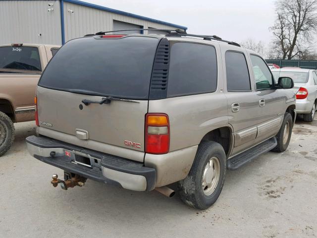 1GKEK13ZX3J266452 - 2003 GMC YUKON GRAY photo 4