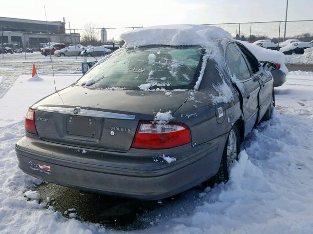 1MEHM55S04G603735 - 2004 MERCURY SABLE LS P GRAY photo 4