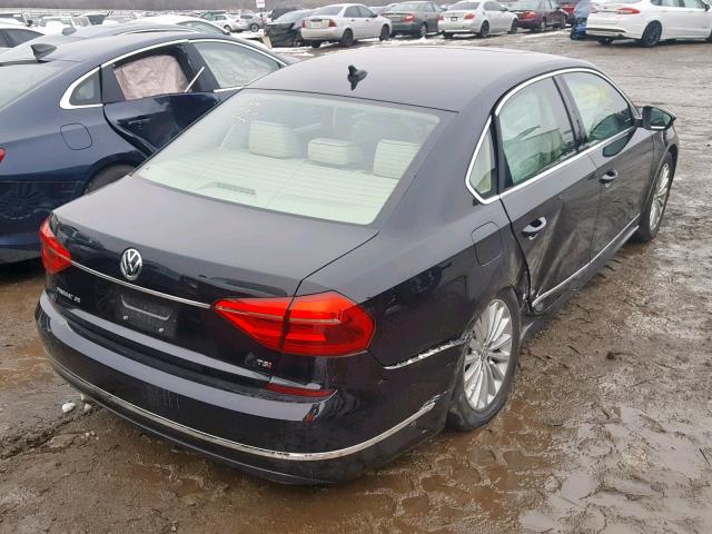 1VWBS7A39GC036974 - 2016 VOLKSWAGEN PASSAT SE BLACK photo 4