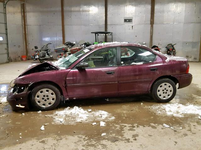 1B3ES47C0XD108081 - 1999 DODGE NEON HIGHL PURPLE photo 9