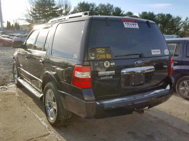 1FMFU20588LA19228 - 2008 FORD EXPEDITION BLACK photo 3