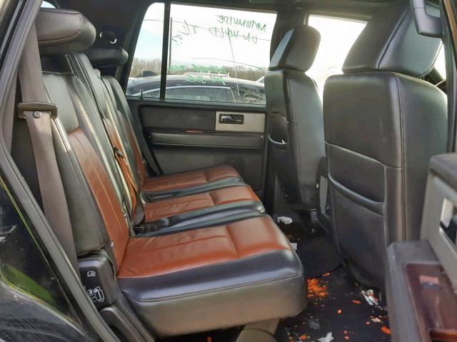 1FMFU20588LA19228 - 2008 FORD EXPEDITION BLACK photo 6