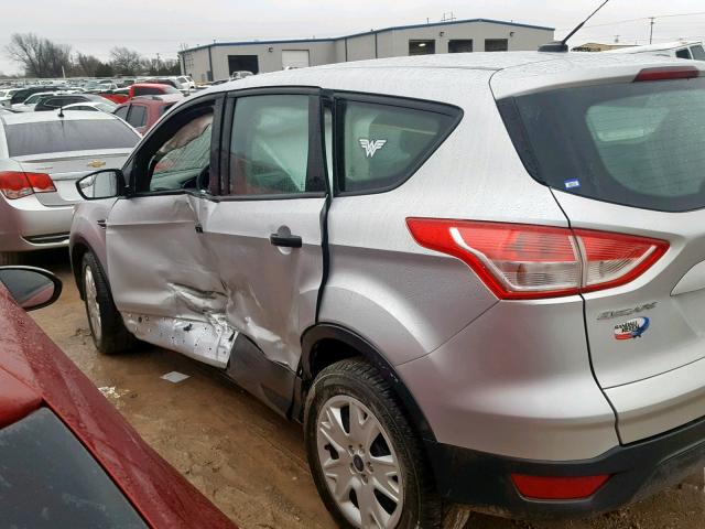 1FMCU0F79EUC59653 - 2014 FORD ESCAPE S SILVER photo 10