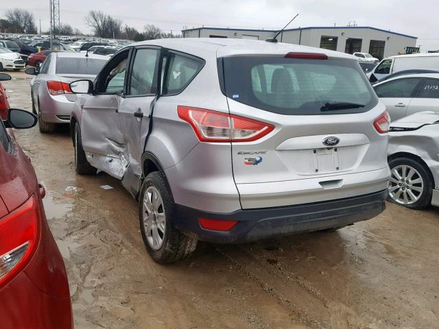 1FMCU0F79EUC59653 - 2014 FORD ESCAPE S SILVER photo 3