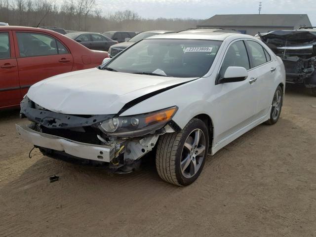 JH4CU2F80CC009826 - 2012 ACURA TSX SE WHITE photo 2