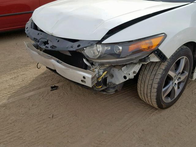 JH4CU2F80CC009826 - 2012 ACURA TSX SE WHITE photo 9