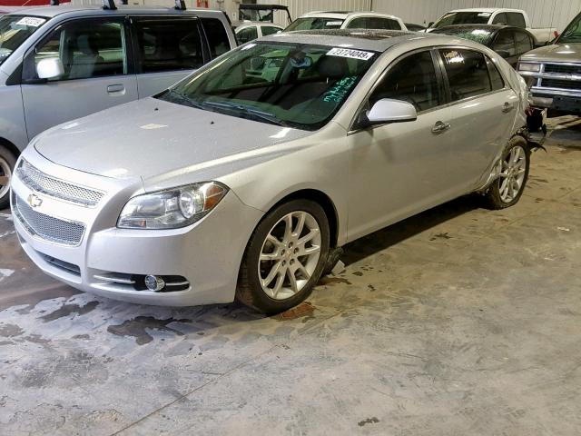 1G1ZE5E74AF203086 - 2010 CHEVROLET MALIBU LTZ SILVER photo 2