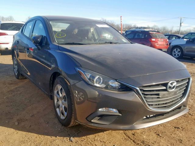 JM1BM1T7XE1138772 - 2014 MAZDA 3 SV GRAY photo 1