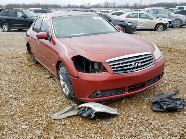 JNKAY01E26M100849 - 2006 INFINITI M35 BASE MAROON photo 1