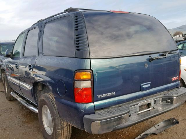 1GKEC13V45J179238 - 2005 GMC YUKON BLUE photo 3