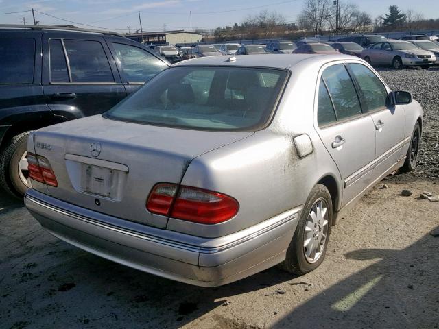 WDBJF65J3YB106710 - 2000 MERCEDES-BENZ E 320 SILVER photo 4