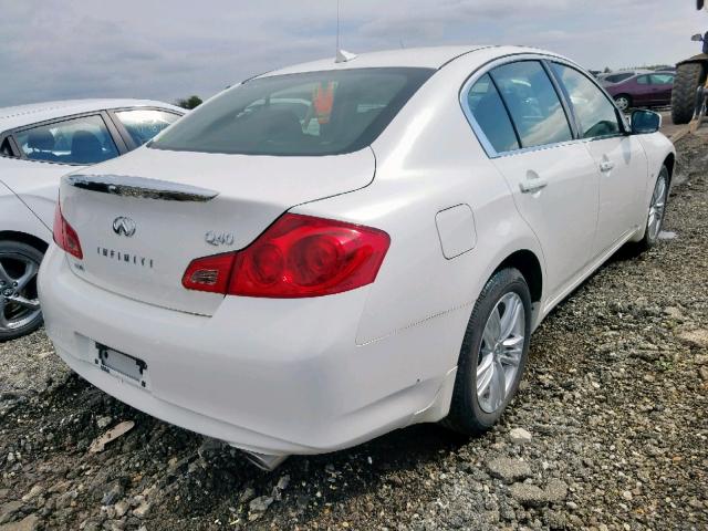 JN1CV6AR4FM524318 - 2015 INFINITI Q40 WHITE photo 4