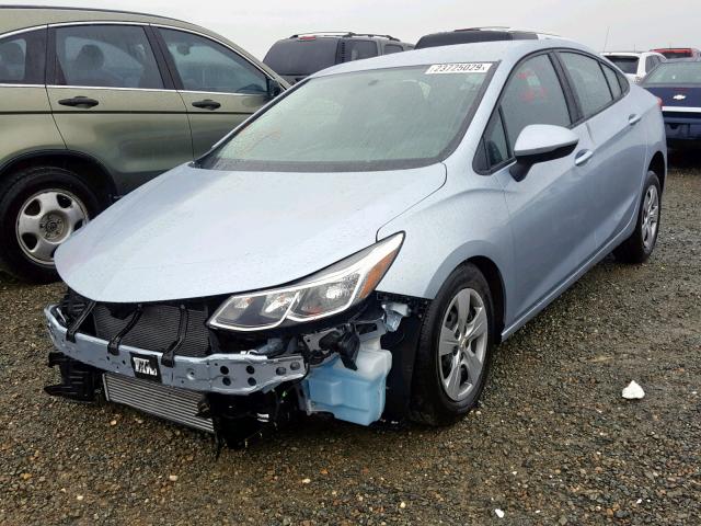 1G1BB5SM4J7171626 - 2018 CHEVROLET CRUZE LS BLUE photo 2