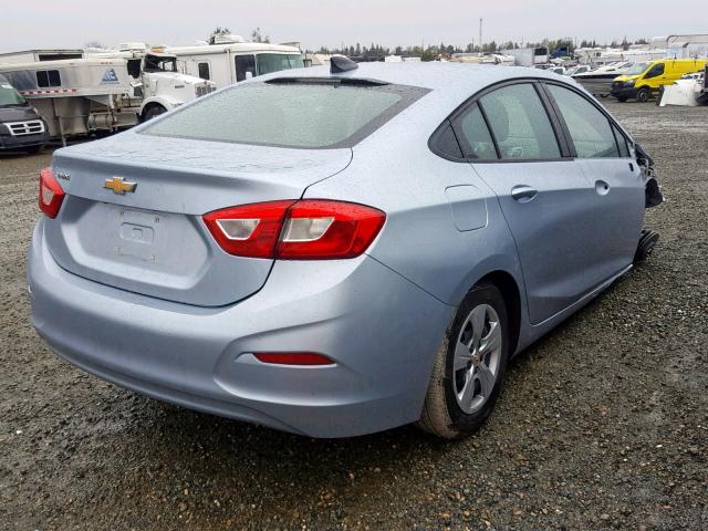 1G1BB5SM4J7171626 - 2018 CHEVROLET CRUZE LS BLUE photo 4