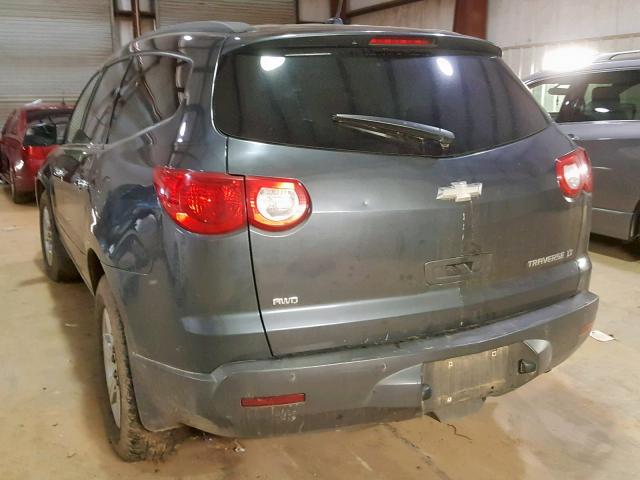 1GNKVGED6BJ249051 - 2011 CHEVROLET TRAVERSE L GRAY photo 3