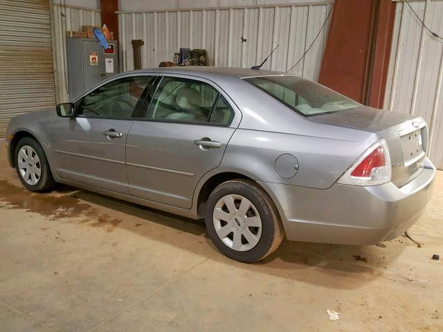 3FAHP06Z78R235419 - 2008 FORD FUSION S SILVER photo 9