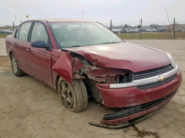 1G1ZT54895F195766 - 2005 CHEVROLET MALIBU LS MAROON photo 1