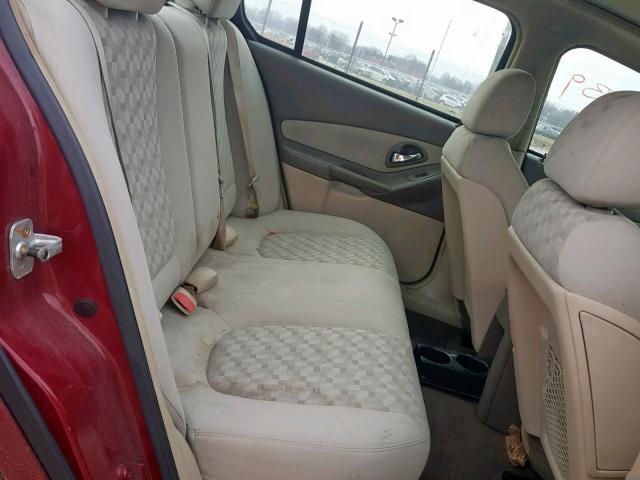 1G1ZT54895F195766 - 2005 CHEVROLET MALIBU LS MAROON photo 6