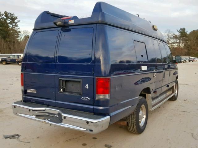 1FTSS34S08DA62633 - 2008 FORD ECONOLINE BLUE photo 4