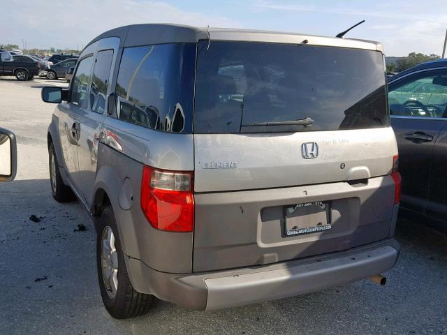 5J6YH18684L010820 - 2004 HONDA ELEMENT EX SILVER photo 3