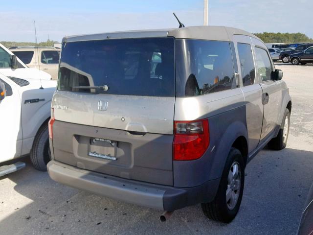 5J6YH18684L010820 - 2004 HONDA ELEMENT EX SILVER photo 4