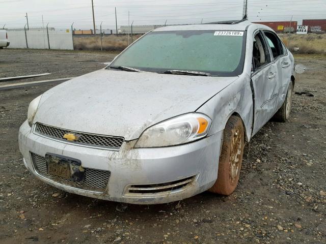 2G1WB5E33F1156740 - 2015 CHEVROLET IMPALA LIM SILVER photo 2