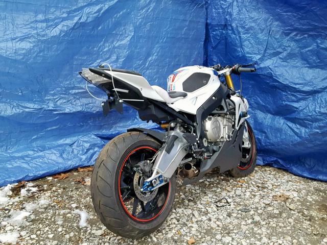 WB10D2102FZ353114 - 2015 BMW S 1000 RR WHITE photo 4