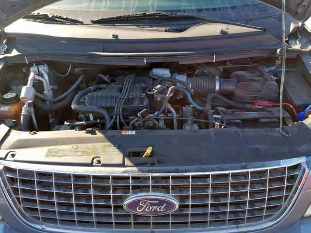 2FMZA52224BA64184 - 2004 FORD FREESTAR S GRAY photo 7