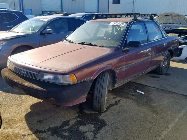 JT2SV24E3K0273781 - 1989 TOYOTA CAMRY MAROON photo 2