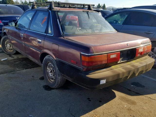 JT2SV24E3K0273781 - 1989 TOYOTA CAMRY MAROON photo 3