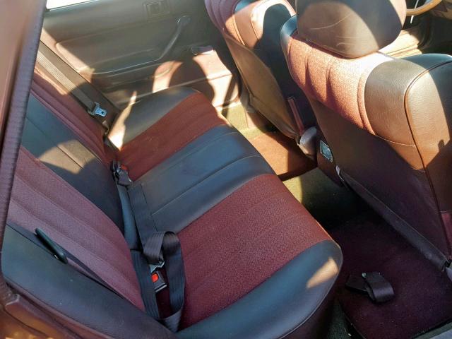 JT2SV24E3K0273781 - 1989 TOYOTA CAMRY MAROON photo 6