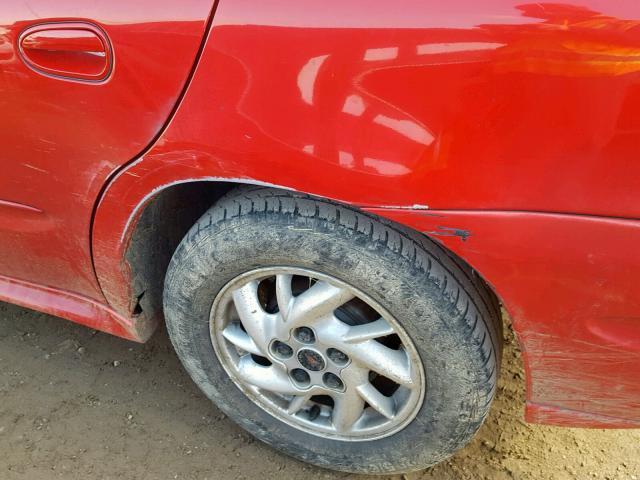 1G2NF52E44M609931 - 2004 PONTIAC GRAND AM S Կարմիր լուսանկար 10