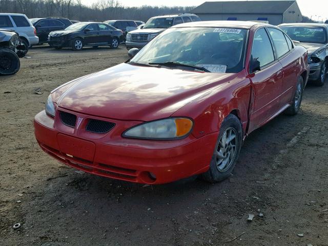 1G2NF52E44M609931 - 2004 PONTIAC GRAND AM S Կարմիր լուսանկար 2