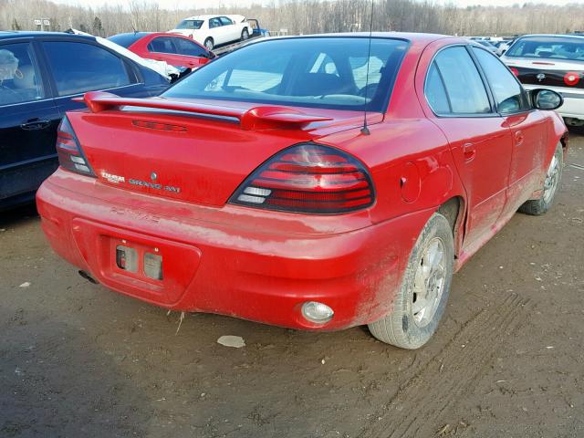 1G2NF52E44M609931 - 2004 PONTIAC GRAND AM S Կարմիր լուսանկար 4