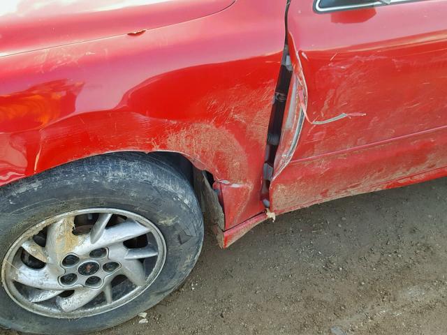 1G2NF52E44M609931 - 2004 PONTIAC GRAND AM S Կարմիր լուսանկար 9