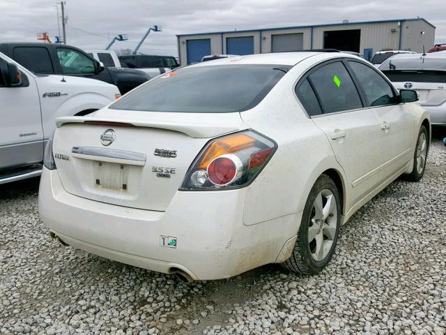 1N4BL21E87N417648 - 2007 NISSAN ALTIMA 3.5 WHITE photo 4