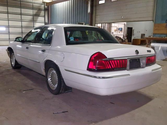 2MEFM75W2XX723590 - 1999 MERCURY GRAND MARQ WHITE photo 3