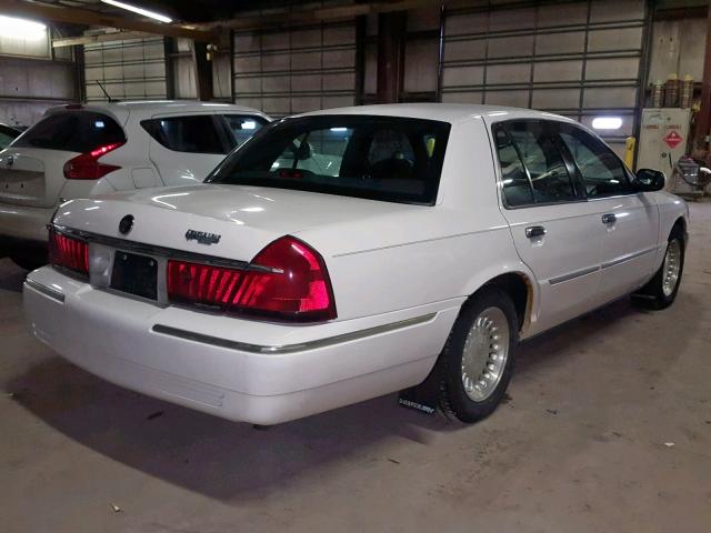 2MEFM75W2XX723590 - 1999 MERCURY GRAND MARQ WHITE photo 4