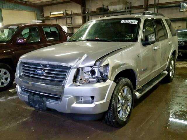 1FMEU75847UB83239 - 2007 FORD EXPLORER L SILVER photo 2